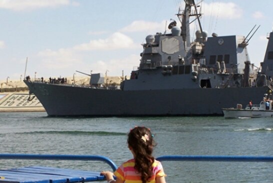 Американский эсминец заметили в Черном море