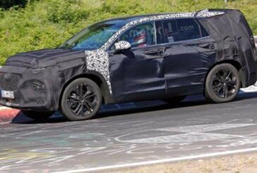 Спорт-версию нового Hyundai Santa Fe подловили на тестах