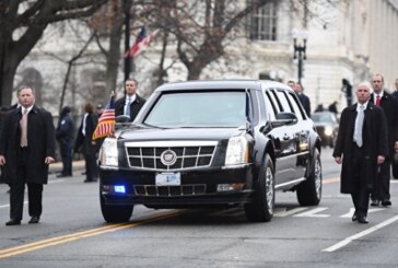 Неизвестный пытался с матом и непристойными жестами подрезать кортеж Трампа