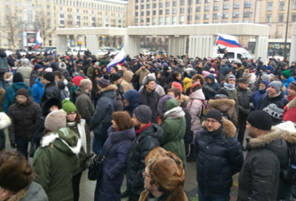 Протестные акции в городах России прошли спокойно, заявили в СПЧ