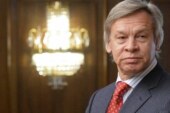 Пушков назвал цинизмом обращение Порошенко к жителям Донбасса