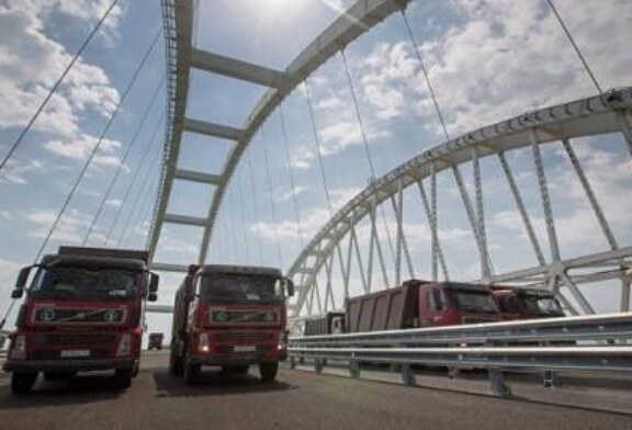 Завершено строительство автодорожной части Крымского моста