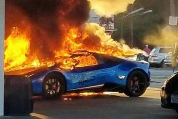Редкий Lamborghini превратился в пепел за минуту по нелепой случайности