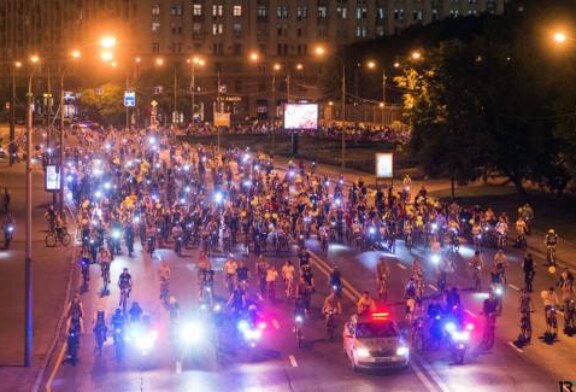 Ночные велосипедики: что перекроют сегодня в Москве и как все это объехать