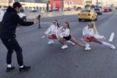 Жена депутата перекрыла МКАД и устроила развратные танцы в трусах