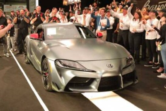 Первый покупатель возрожденной Toyota Supra заплатил 2,1 миллиона долларов