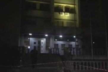 В Киеве из гранатомета обстреляли здание Мостостроя