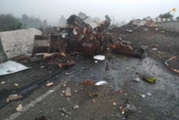 В Красноярске взорвалась фура с сухим льдом