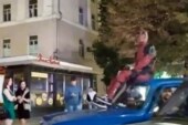 Из-за Дэдпула на крыше «Москвича» воронежцу навешали кучу штрафов
