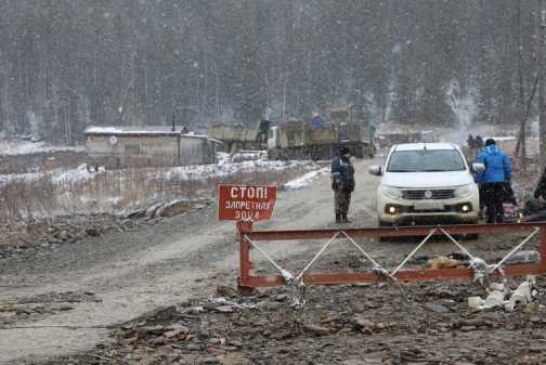 В районе прорыва дамбы введен режим ЧС
