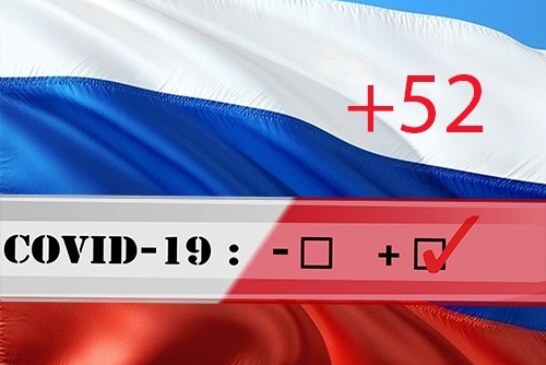 За сутки в России зарегистрировано 52 новых случая COVID-19