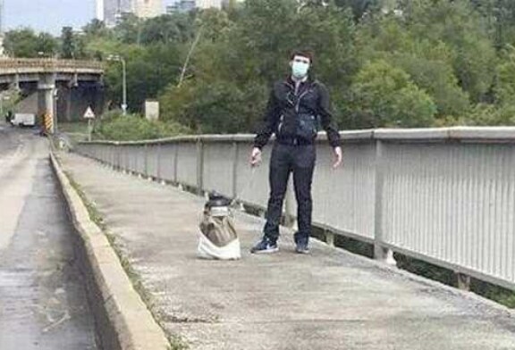 Угрожавшего взорвать мост в Киеве мужчину отправили в психбольницу