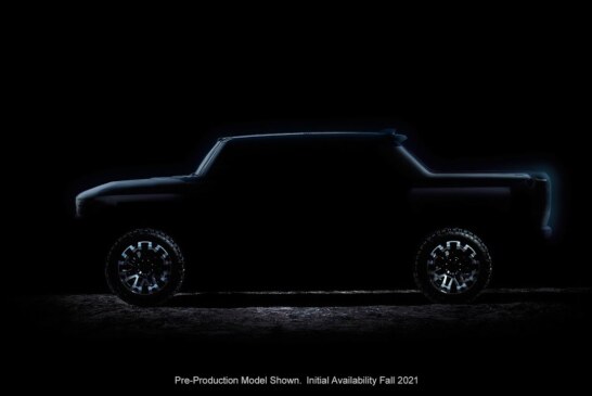 Новый электрический Hummer показали на видео