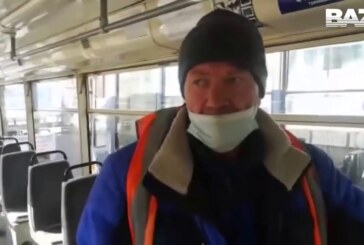 В Иркутске трамвай устроил массовое побоище на дороге (видео)