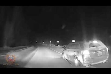 Сибирский нарушитель решил убежать от погони ДПС как в кино (видео)
