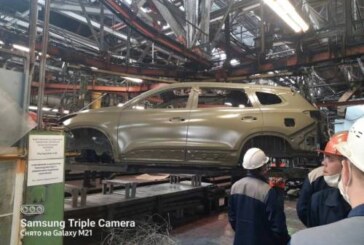 Chery Tiggo 8 уже на конвейере УАЗ